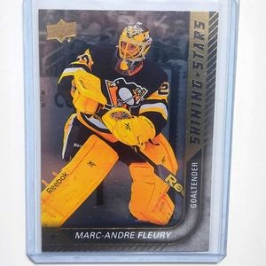 Marc-Andre Fleury Shining Stars 2015-16 Insert Hockey Card Pittsburgh Penguins